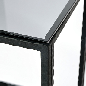 Кованый металлический консольный столик AllConsoles  1013-CB loft grey