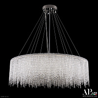 Большая хрустальная светодиодная люстра APL LED Sicilia SH13.100.B.Ni.4000
