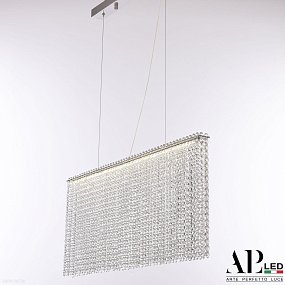 Хрустальная подвесная светодиодная люстра APL LED Sicilia SH06.70.A.Ni.4000