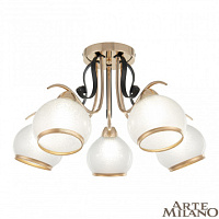 Потолочная люстра Arte Milano 323306/5 FG+BK