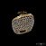 Хрустальная потолочная люстра Bohemia IVELE Crystal 19113/55IV G