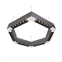 Подвесной светодиодный светильник 0,5м 36Вт 34° Donolux Eye-hex DL18515S111А36.34.500BW