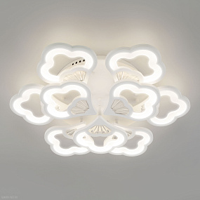 Светодиодный потолочный светильник с пультом управления Eurosvet Arctic 90141/9 белый 80W
