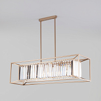 Подвесная люстра с хрусталем Bogate's Vegas 299/6 шампань Strotkis