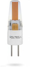 Лампа светодиодная Капсульная Voltega G4 2800К 2W VG9-K1G4warm2W-12