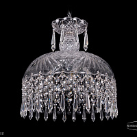 Хрустальный подвесной светильник Bohemia IVELE Crystal 7715/30/Ni/Drops