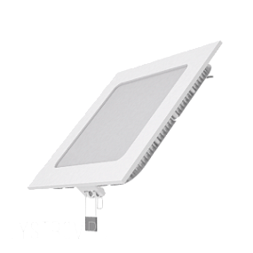 Светодиодный встраиваемый светильник Gauss ультратонкий квадратный IP20 9W 2700K