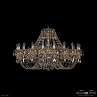 Большая хрустальная люстра Bohemia IVELE Crystal 1406/20/400 G M721