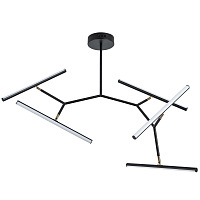 Подвесная светодиодная люстра Arte Lamp ZULU A2170PL-49BK