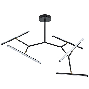 Подвесная светодиодная люстра Arte Lamp ZULU A2170PL-49BK