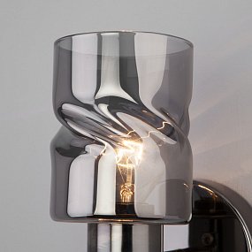 Настенный светильник с выключателем Eurosvet Ansa 20120/1 чёрный жемчуг