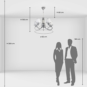 Подвесная люстра MW-Light Федерика 684013005
