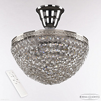 Хрустальная потолочная люстра Bohemia IVELE Crystal 19321/25IV/LED-DIM Ni