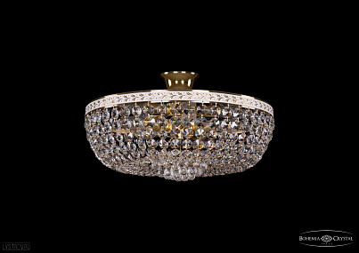 Хрустальная потолочная люстра Bohemia IVELE Crystal 1928/45Z/GW