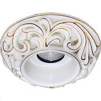Встраиваемый светильник Donolux N1630-White+gold