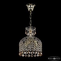Хрустальный подвесной светильник Bohemia IVELE Crystal 14781/22 G Leafs K721