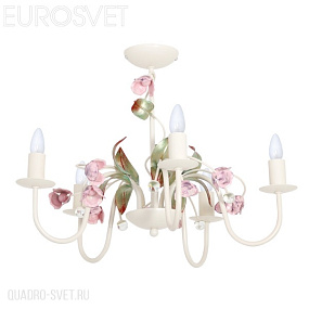 Люстра подвесная LUMINEX Rose 468 Rose 5 бежевый