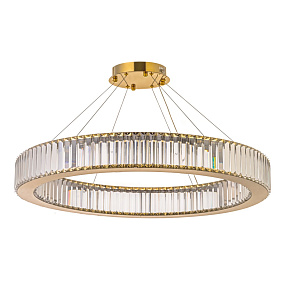 Подвесная хрустальная светодиодная люстра Arti Lampadari Anzio L 1.5.80.100 G