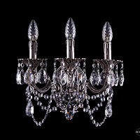 Бра литое с хрусталем Bohemia IVELE Crystal 1702B/3/175 C/NB