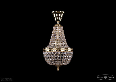 Хрустальный подвесной светильник (Груша) Bohemia IVELE Crystal 2150/20/G