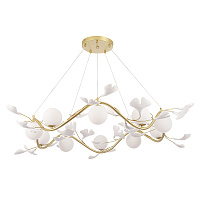 Большая люстра Crystal Lux COLIBRI SP10 GOLD