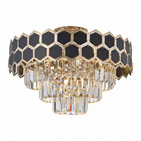 Потолочная хрустальная люстра Arte Milano 375009/4+2/20/480 GD