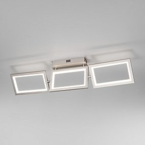 Потолочный светодиодный светильник Eurosvet Maya 90223/3 матовое серебро