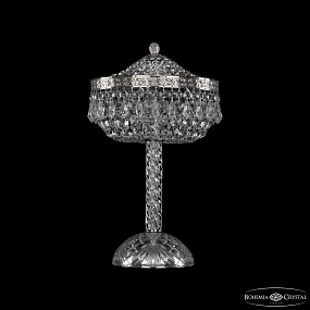 Хрустальная настольная лампа Bohemia IVELE Crystal 19011L4/25IV Ni
