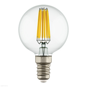 Лампа светодиодная филаментная Lightstar E14 6W=65W 400-430LM 360G CL 4000K 933804