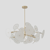 Большая люстра Crystal Lux DANDELION SP10 GOLD
