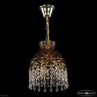 Хрустальный подвесной светильник Bohemia IVELE Crystal 5478/22 G Amber/M-1F Drops