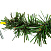 Ель CRYSTAL TREES ЭМИЛИ зеленая в снегу 210 см. KP4621S