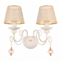 Бра с хрусталем Arte Milano 347620/2W WT+G