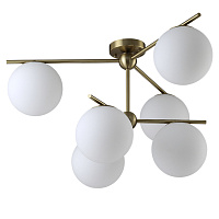 Потолочная люстра Crystal Lux FELIZ SP-PL6 BRONZE/WHITE