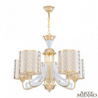 Подвесная люстра Arte Milano 303387/5 Wh/Gd
