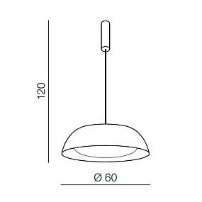 Подвесной светодиодный светильник Azzardo Lenox AZ3148