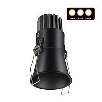 Встраиваемый светодиодный светильник с переключателем цветовой температуры NOVOTECH LANG 358907