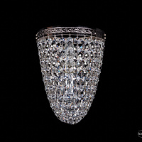 Бра хрустальное Bohemia IVELE Crystal 1925/1S/Ni