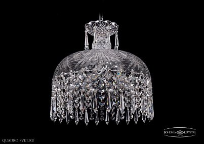 Хрустальный подвесной светильник Bohemia IVELE Crystal 7715/35/Ni/Drops