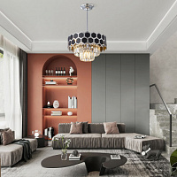 Подвесная хрустальная люстра Arte Milano 375009/3+2/300/380 CR