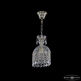 Хрустальный подвесной светильник Bohemia IVELE Crystal 14783/20 G Leafs