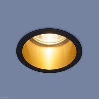 Встраиваемый потолочный светильник Elektrostandard 7004 MR16 BK/GD черный/золото