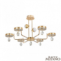 Большая светодиодная люстра Arte Milano 272210/6 GD