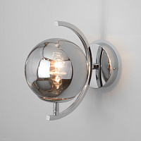 Настенный светильник со стеклянным плафоном Eurosvet Story 50072/1B хром