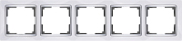 Рамка на 5 постов (белый) Werkel WL03-Frame-05-white