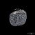 Хрустальная потолочная люстра Bohemia IVELE Crystal 19113/60IV Ni