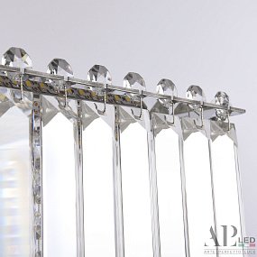 Большая хрустальная светодиодная люстра APL LED Sicilia SH10.86.C.Ni.4000