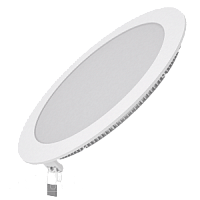 Светодиодный встраиваемый светильник Gauss ультратонкий круглый IP20 18W 4100K