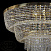 Люстра большая ARTGLASS SPIRAL COLUMN 1000x2500 CE