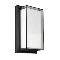 Уличный настенный светодиодный светильник Arte Lamp MENKAR A1331AL-1BK